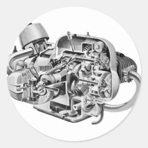 Airhead Cutaway Runder Aufkleber