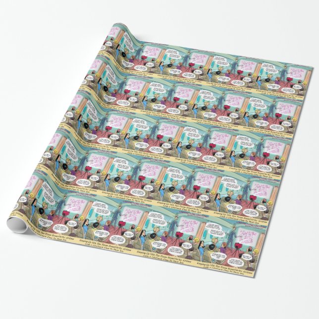 Airline LifeCoach Class Funny Geschenkpapier (Ungerollt)