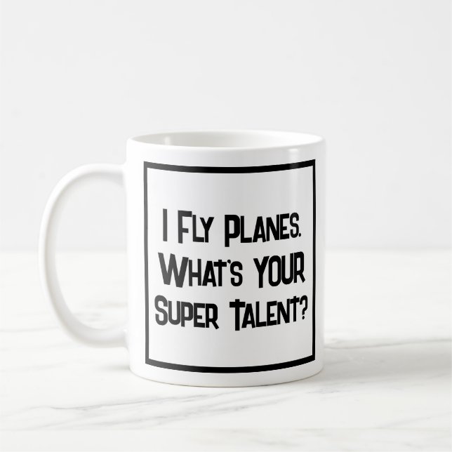 Airline Pilot Super Talent. Tasse (Links)