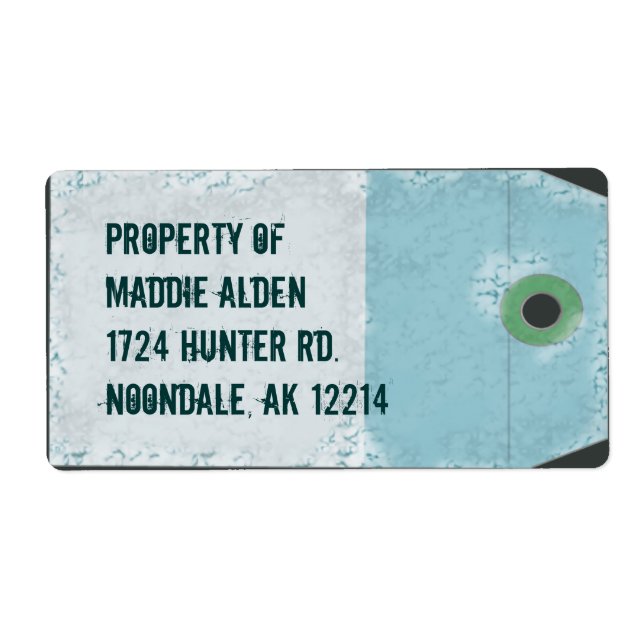 Airline Style Tag (Vorne)