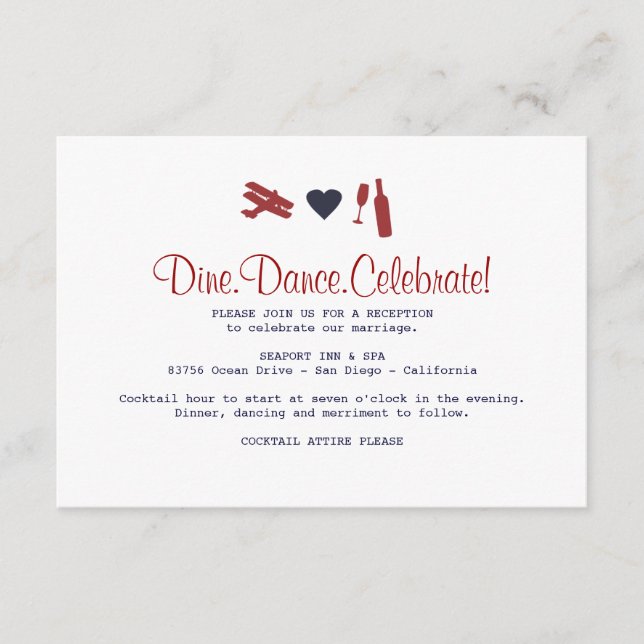 Airmail Empfang Card Begleitkarte (Vorderseite)