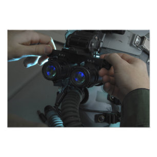 Airman passt die Augenspäne an Fotodruck