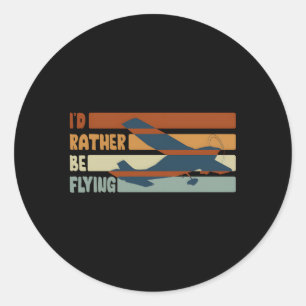 Airplane Decoration Aviation Decor Aviation Quotes Runder Aufkleber