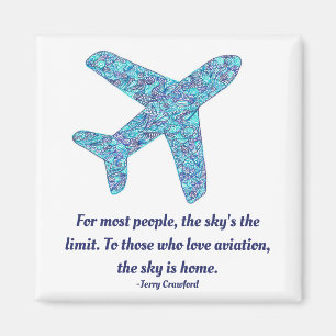 Airplane-Magazin Magnet