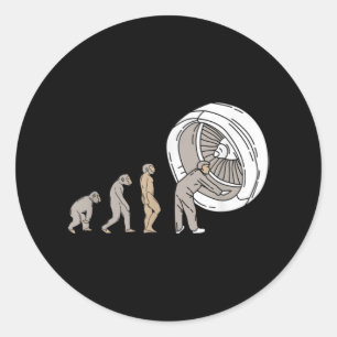 Airplane Mechanic Aircraft Maintenance Technician Runder Aufkleber