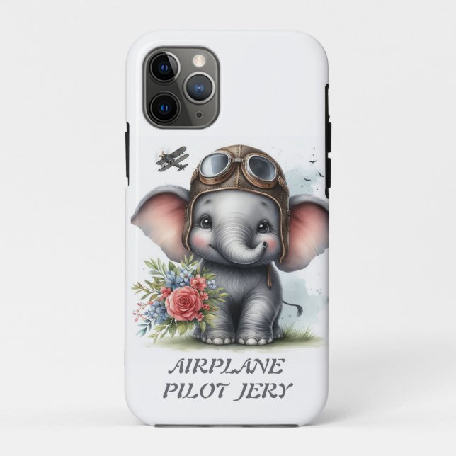 AIRPLANE PILOT JERY Case-Mate iPhone HÜLLE (Rückseite)