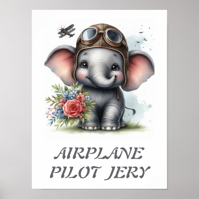 AIRPLANE PILOT JERY POSTER (Vorne)