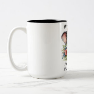 AIRPLANE PILOT JERY ZWEIFARBIGE TASSE