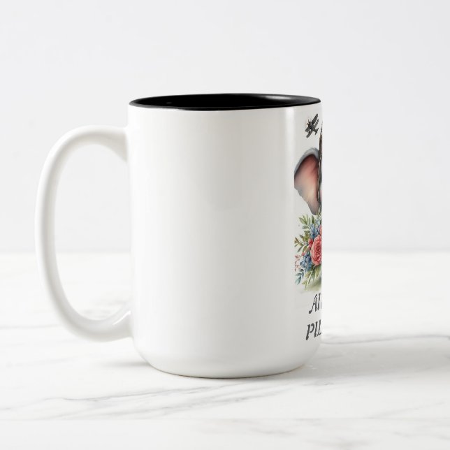 AIRPLANE PILOT JERY ZWEIFARBIGE TASSE (Links)