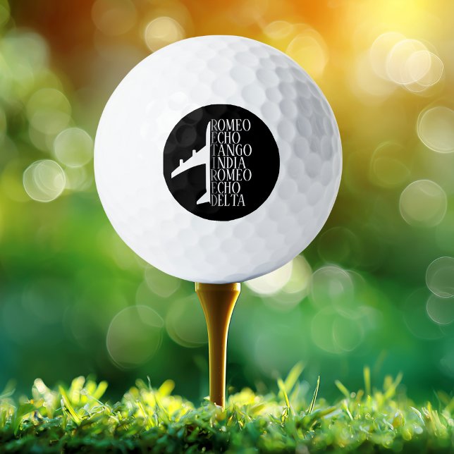 Airplane Retired Nato Phonetic Alphabet Aviation Golfball (Von Creator hochgeladen)