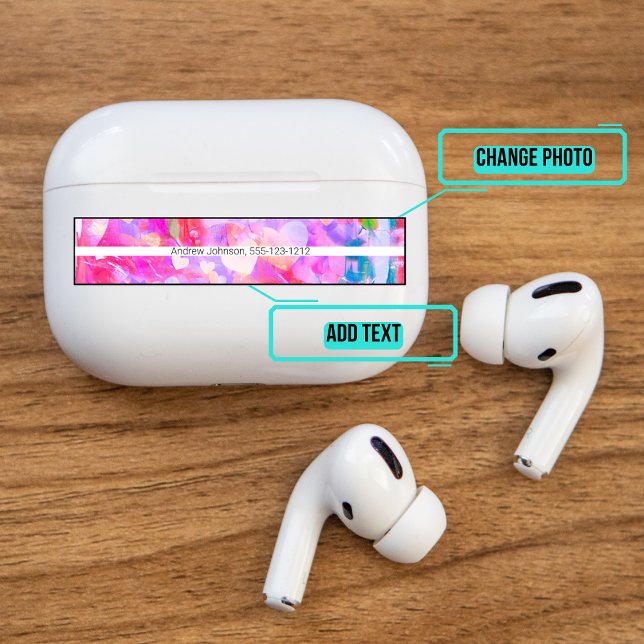 Airpods Pro Case Decorative Haut - rosa Herzen Aufkleber (Please enjoy our Airpods stickers)