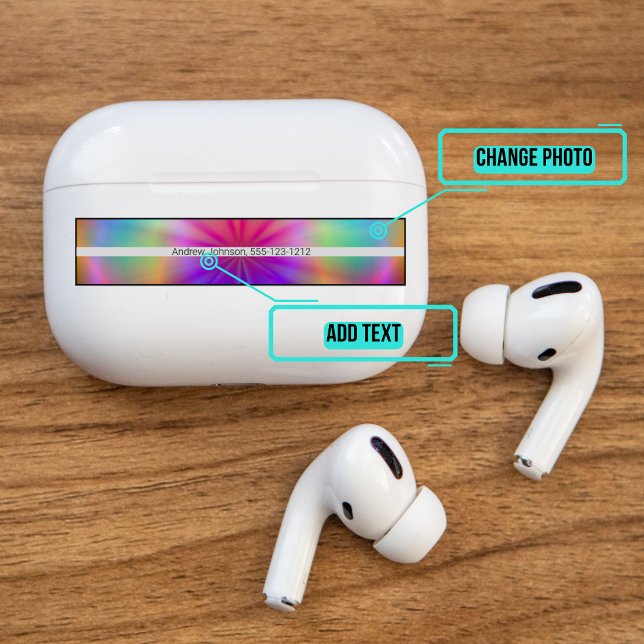 Airpods Pro Case Decorative Haut - Tye Dye Aufkleber (Please enjoy our Airpod stickers)