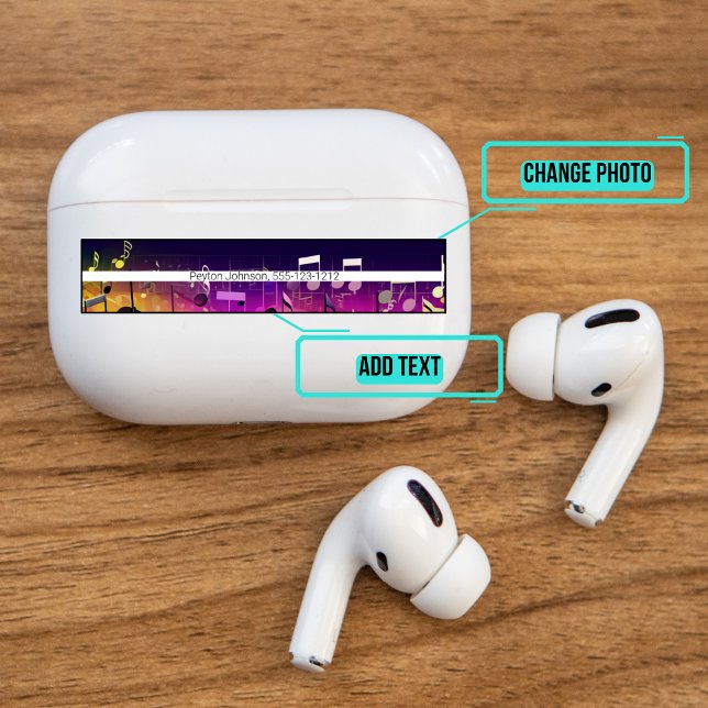 Airpods Pro Case Decorative Skin - Musikalische Hi Aufkleber (Please enjoy our Airpods stickers)