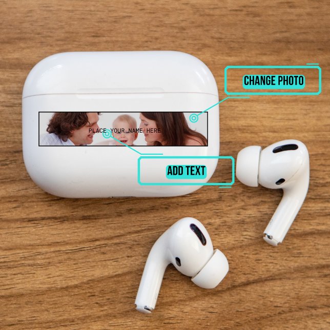 Airpods Pro Case Decorative Skin - Persönliches Fo Aufkleber (You can use these decorative skins to customize the look of your Airpods Pro case to match your own )