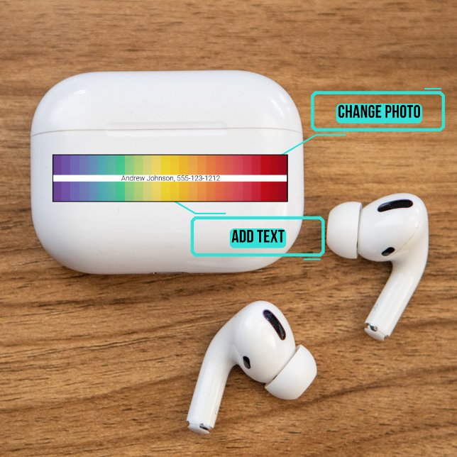 Airpods Pro Case Decorative Skin - Regenbogen Aufkleber (Please enjoy our Airpods stickers)