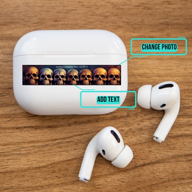 Airpods Pro Case Decorative Skin - Skull Candy Aufkleber (Please enjoy our Airpod stickers)