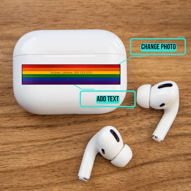 Airpods Pro Fall dekorative Haut - Stolz Aufkleber (Please enjoy our Airpods stickers)