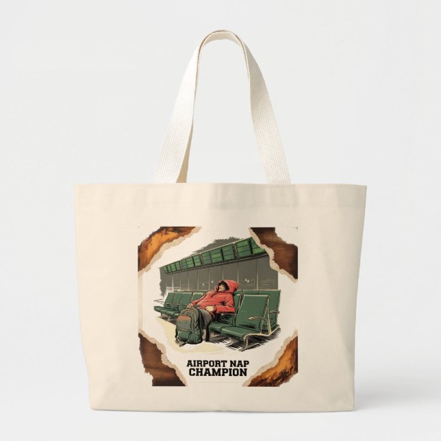 Airport Nickerchen Champion Classic Tote - Essenti Jumbo Stoffbeutel (Vorne)