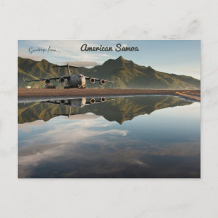 Airport Runway in American Samoa Postkarte