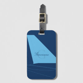 Airpplane Tail Fin Luggage Tag Gepäckanhänger