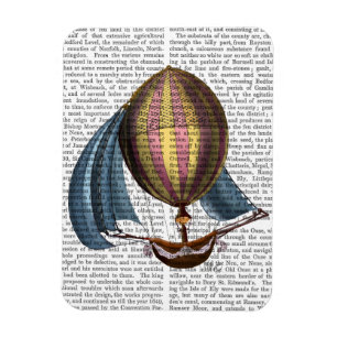 AirShip mit Blue Sails Magnet