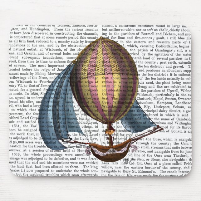 AirShip mit Blue Sails Mousepad (Vorne)