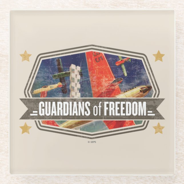 Airshow Glasuntersetzer (Vorderseite)