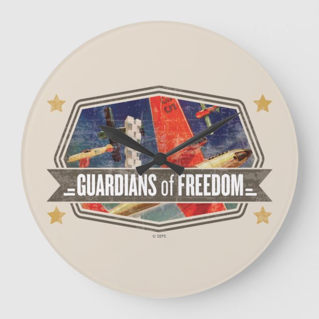 Airshow Große Wanduhr (Vorderseite)