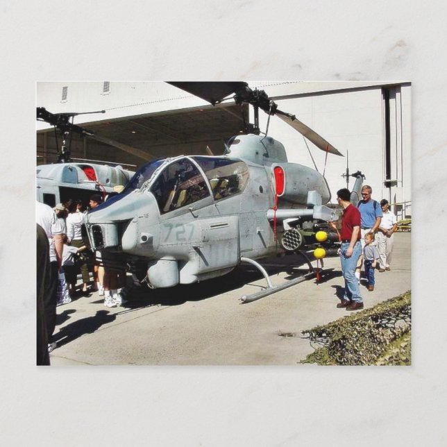 Airshow Hubschrauber Postkarte (Vorderseite)