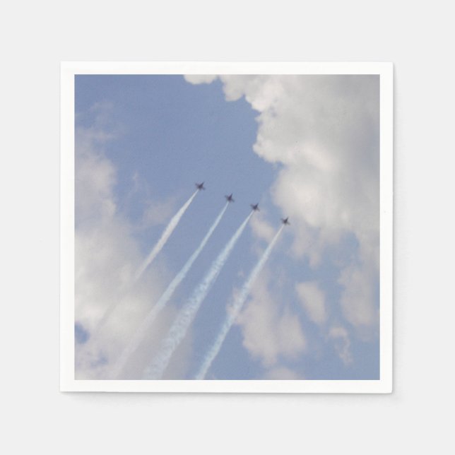 Airshow Military Jet Formation Serviette (Vorderseite)