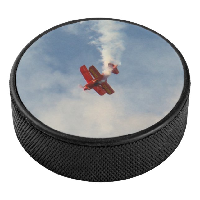Airshow Stunt Biplane Eishockey Puck (3/4)