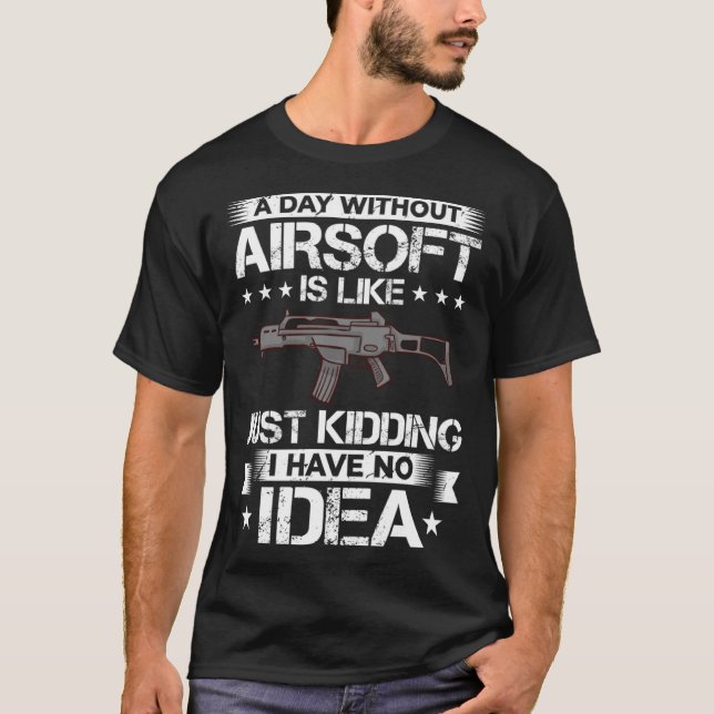 Airsoft Gun Game Shooting Training Player Airsofti T-Shirt (Vorderseite)