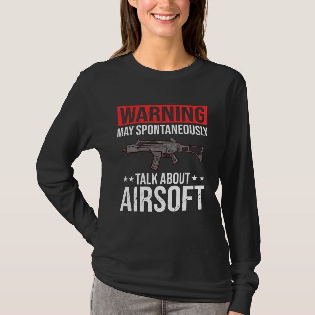 Airsoft Gun Game Shooting Training Player Airsofti T-Shirt (Vorderseite)