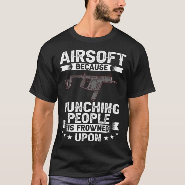 Airsoft Gun Game Shooting Training Player Software T-Shirt (Vorderseite)