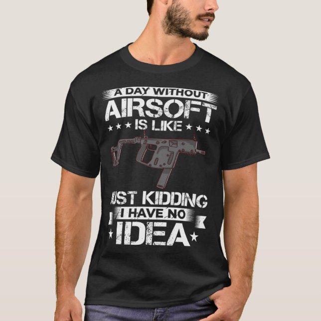 Airsoft Gun Game Shooting Training Player Software T-Shirt (Vorderseite)