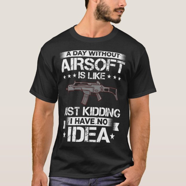 Airsoft Gun Game Shooting Training Player Software T-Shirt (Vorderseite)