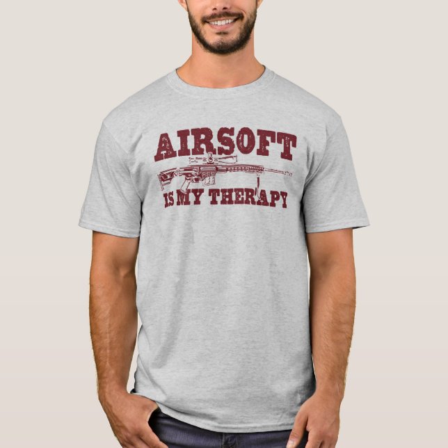 Airsoft Is My Therapy T-Shirt (Vorderseite)
