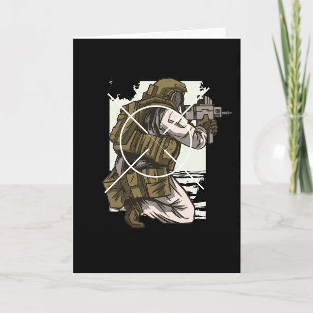   Airsoft & Paintball-Geschenke für Ego Shooter Karte (Vorderseite)