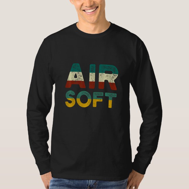 Airsoft Player Team Sport Com Abbildung 1 T-Shirt (Vorderseite)