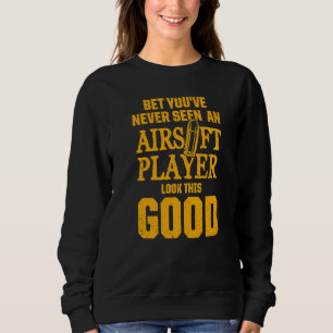 Airsoft Player Team Sport Com Idee 4 Sweatshirt