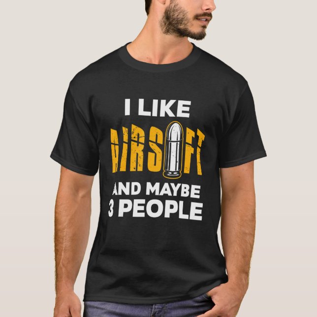 Airsoft Player Team Sport Com Ition 12 T-Shirt (Vorderseite)