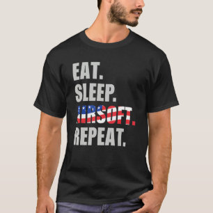 Airsoft-Schießsport-Enthusiast Grundlegende Waffen T-Shirt