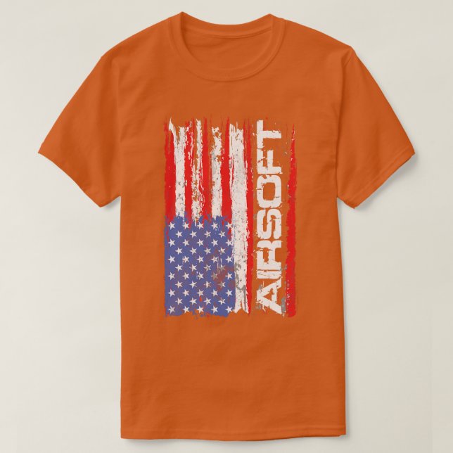 Airsoft USA Flag T-Shirt (Design vorne)