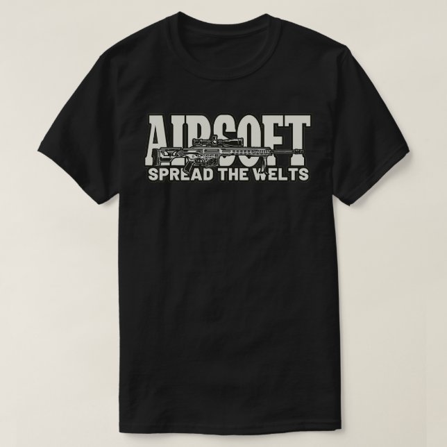 Airsoft verbreitet Welts Airsoft T-Shirt (Design vorne)