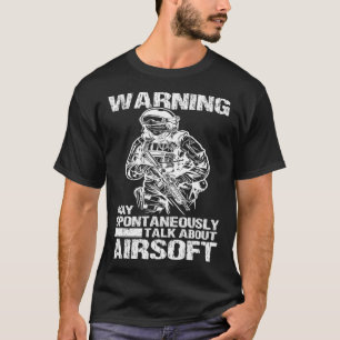 Airsoft-Waffen-Spiel Schieß-Training Spieler Airso T-Shirt