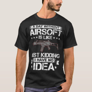 Airsoft-Waffen-Spiel Schieß-Training Spieler Airso T-Shirt
