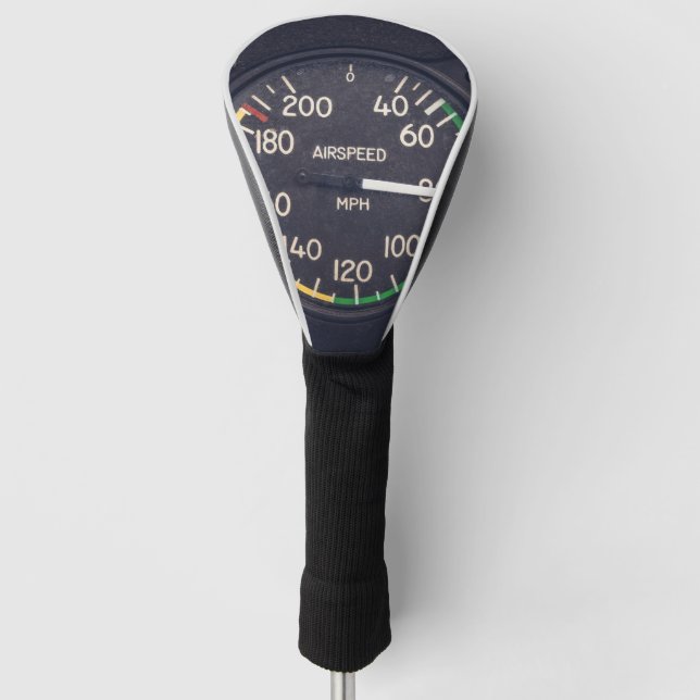 Airspeed Gauge Golf Headcover (Vorderseite)