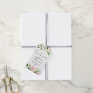 Airy Blush Brautparty Fevor Tags Geschenkanhänger
