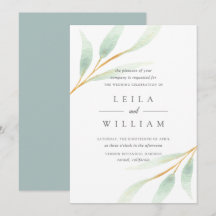 Airy Botanical | Einladung zur Hochzeit