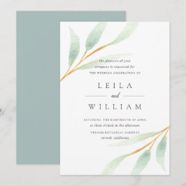 Airy Botanical | Einladung zur Hochzeit